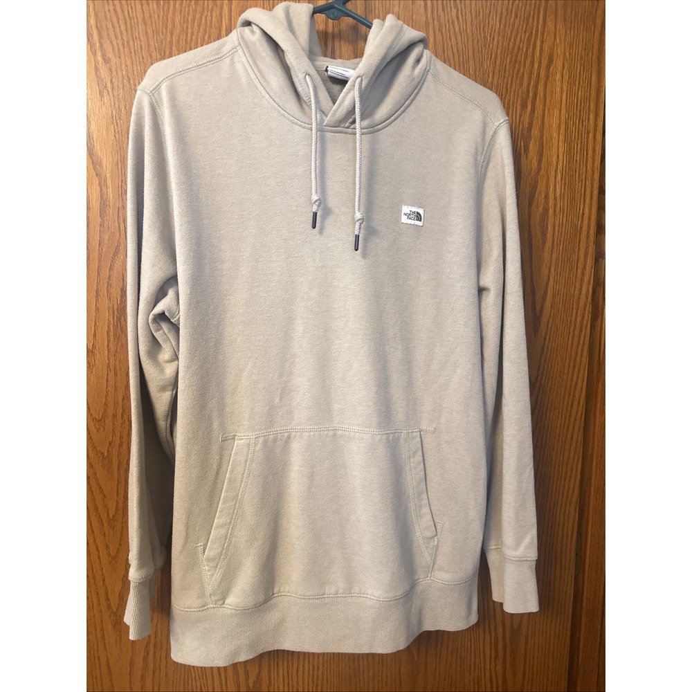 The North Face‎ Women's Hoodie XL Beige Pullover Fleece Lined Sweatshirt